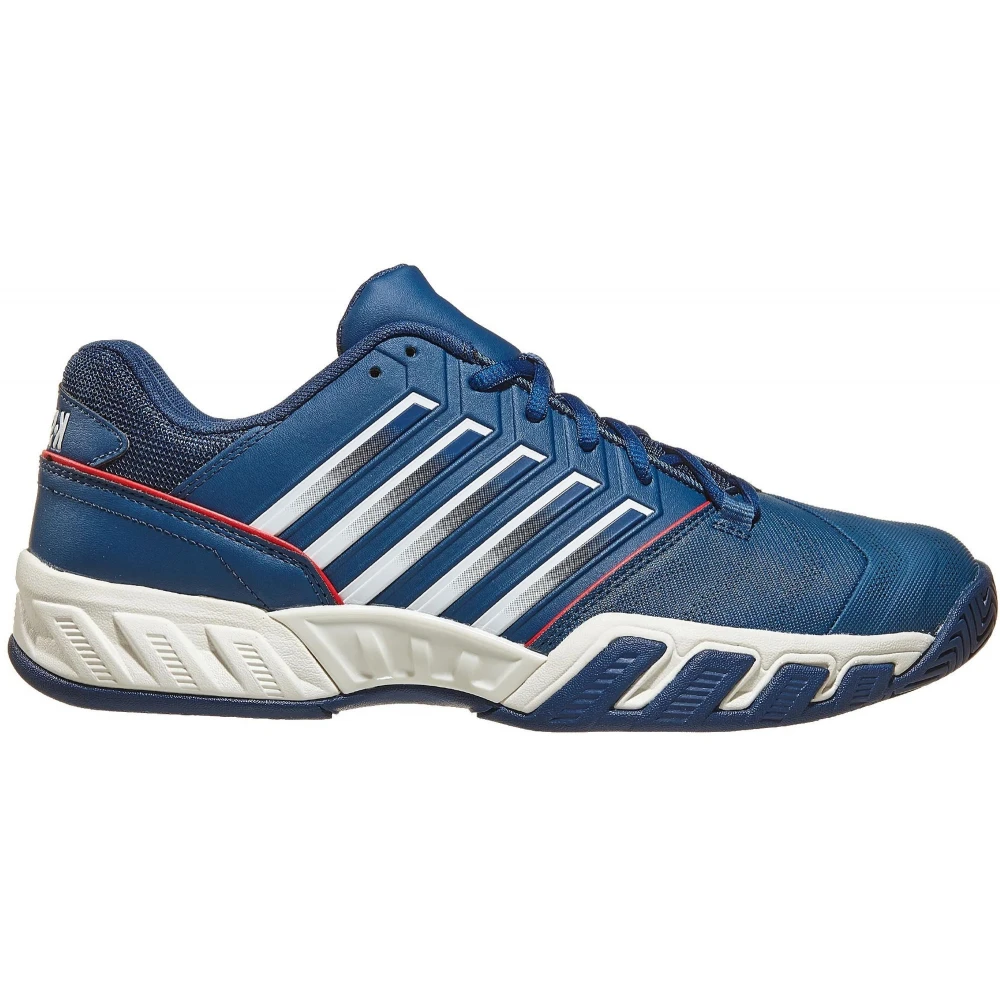K-Swiss Men’s Court Express Tennis Shoes (White/Blue Opal/Lollipop)