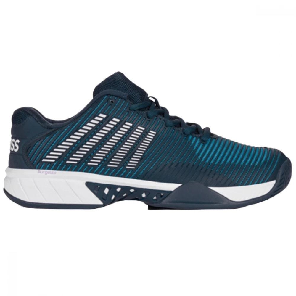 K-Swiss Men’s Hypercourt Express 2 Tennis Shoes (Reflecting Pond/Biscay Bay/White)