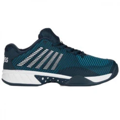 K-Swiss Men’s Hypercourt Express 2 (2E) Tennis Shoes (Reflecting Pond/Biscay Bay/White)