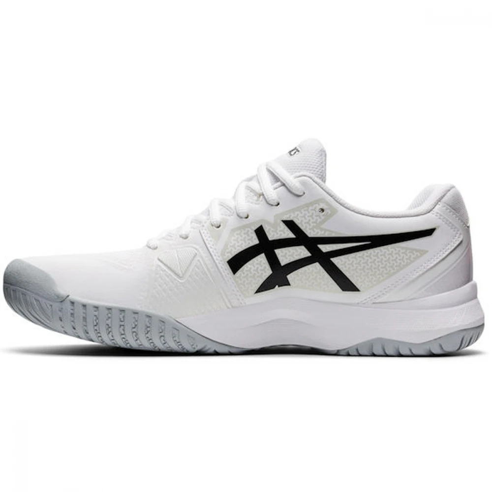 Asics Men’s Gel-Challenger 13 Tennis Shoes (White/Black) - Image 2