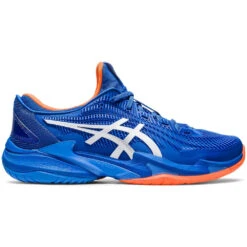 Asics Men’s Court FF 3 Novak Tennis Shoes (Tuna Blue/White)