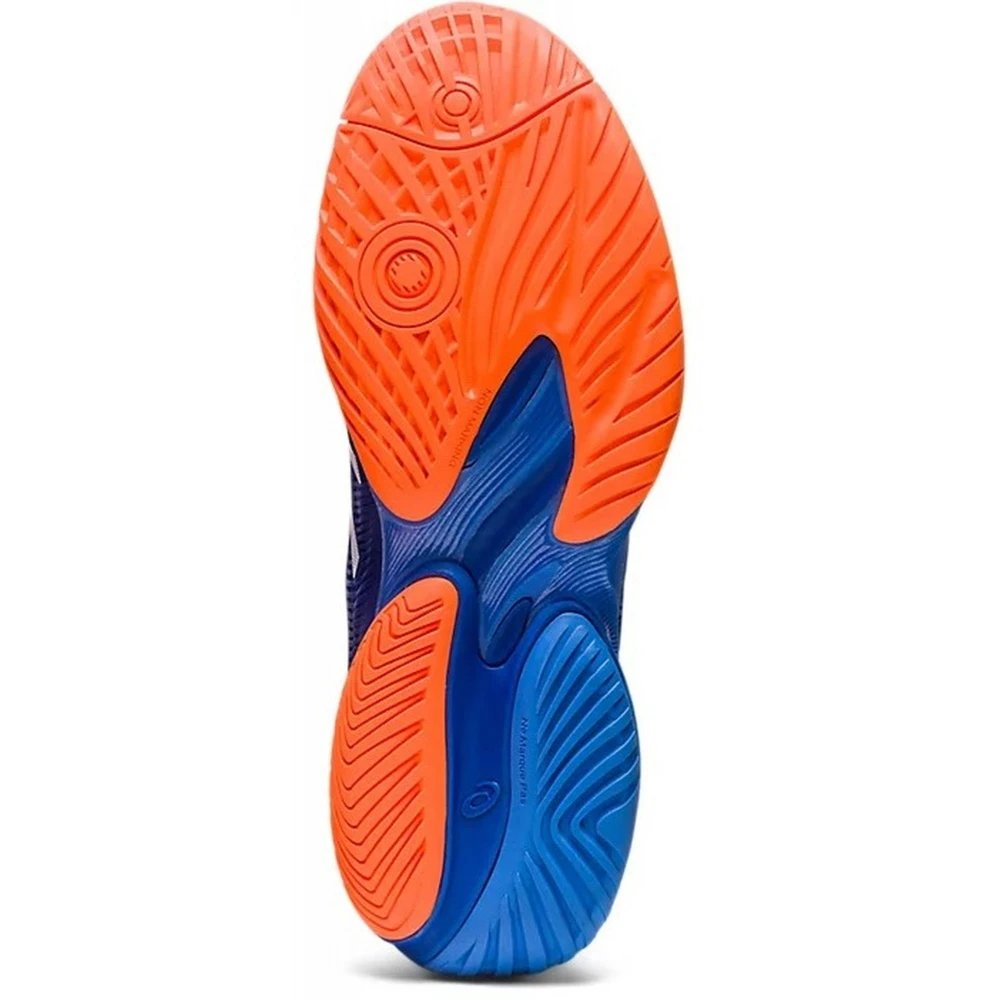 Asics Men’s Court FF 3 Novak Tennis Shoes (Tuna Blue/White) - Image 3