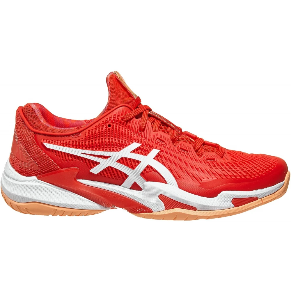 Asics Men’s Court FF 3 Novak Tennis Shoes (Fiery Red/White)