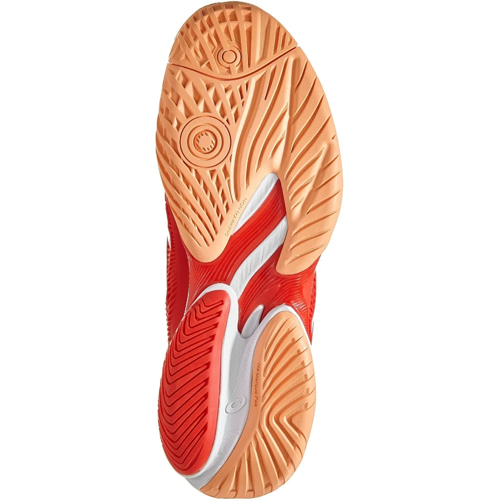 Asics Men’s Court FF 3 Novak Tennis Shoes (Fiery Red/White) - Image 3
