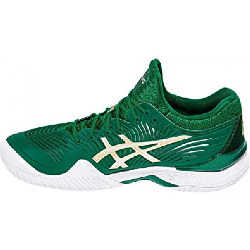 Asics Men’s Court FF Novak Tennis Shoes (Kale/White) - Image 2