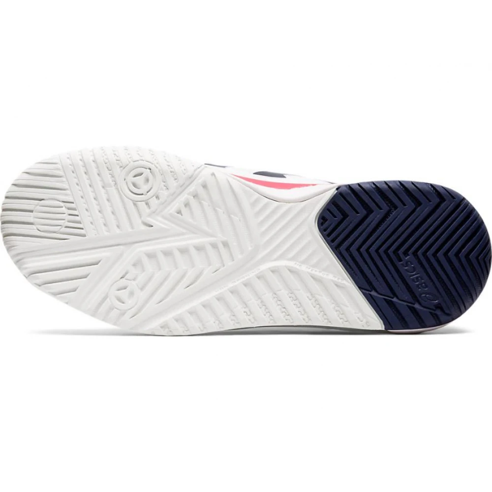 Asics Women’s Gel Resolution 8 WIDE Tennis Shoes (White/Peacoat) - Image 3