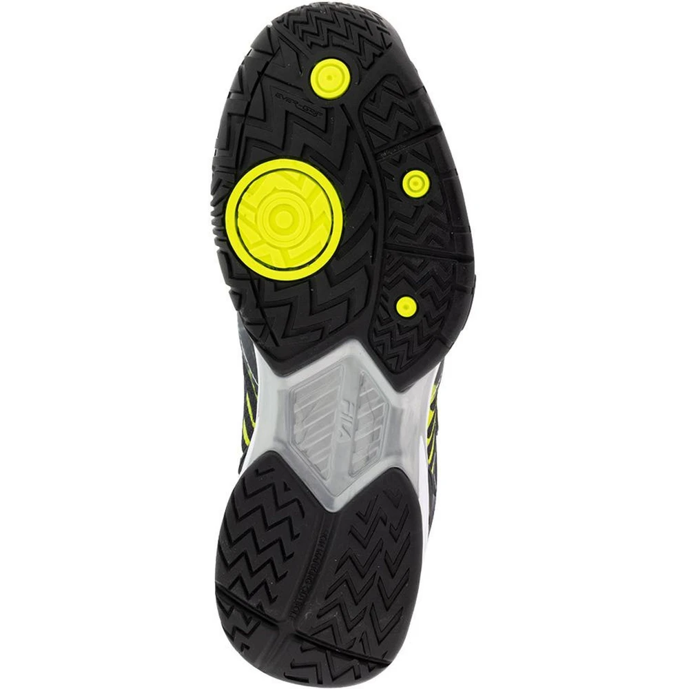 Fila Men’s Volley Zone Pickleball Shoes (White/Black/Safety Yellow) - Image 3