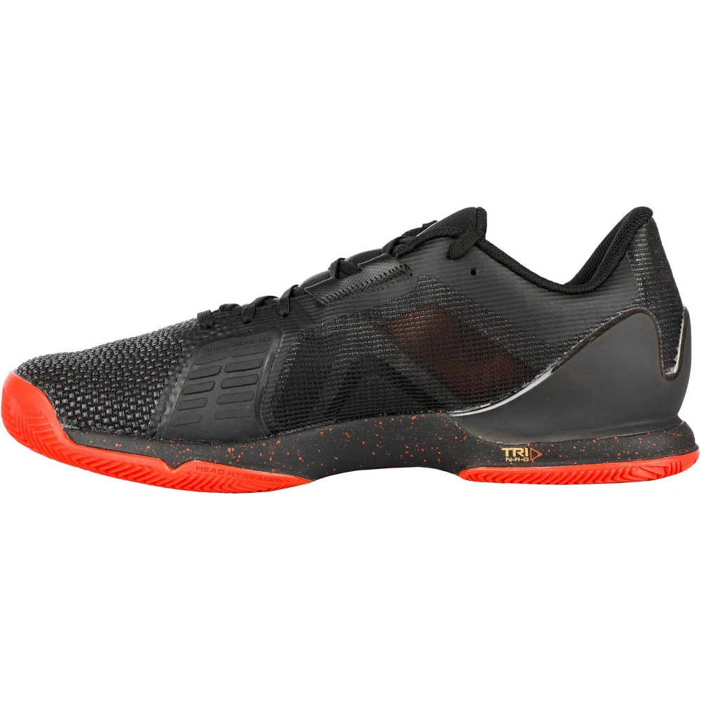 Head Men’s Sprint Pro 3.5 SuperFabric Tennis Shoes (Black/Orange) - Image 2