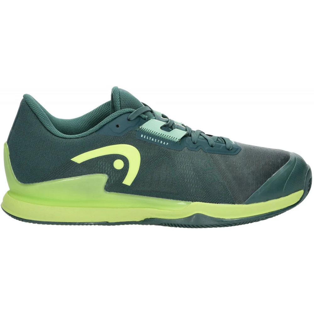 Head Men’s Sprint Pro 3.5 Clay Court Tennis Shoes (Forest Green/Light Green)