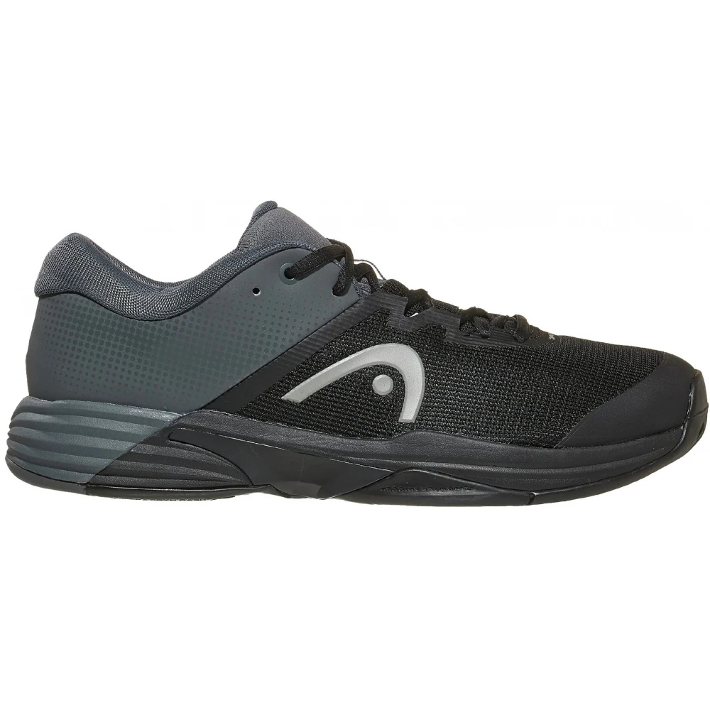Head Men’s Revolt Evo 2.0 Tennis Shoes (Black/Grey)