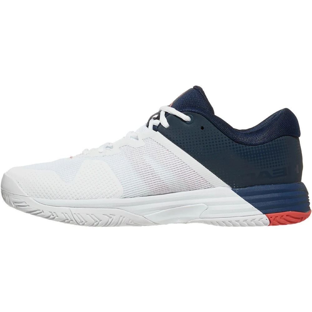 Head Men’s Revolt Evo 2.0 Wide Tennis Shoes (White/Dark Blue) - Image 2