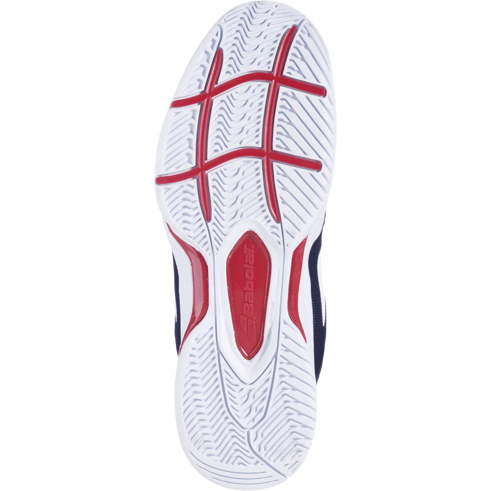 Babolat Men’s SFX3 All Court Tennis Shoes (Black/Poppy Red) - Image 3