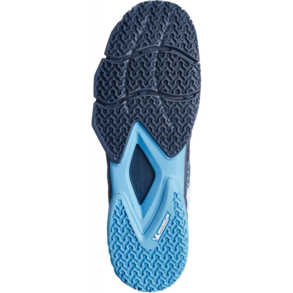 Babolat Men’s Movea Padel Shoes (Grey/Scuba Blue) - Image 3