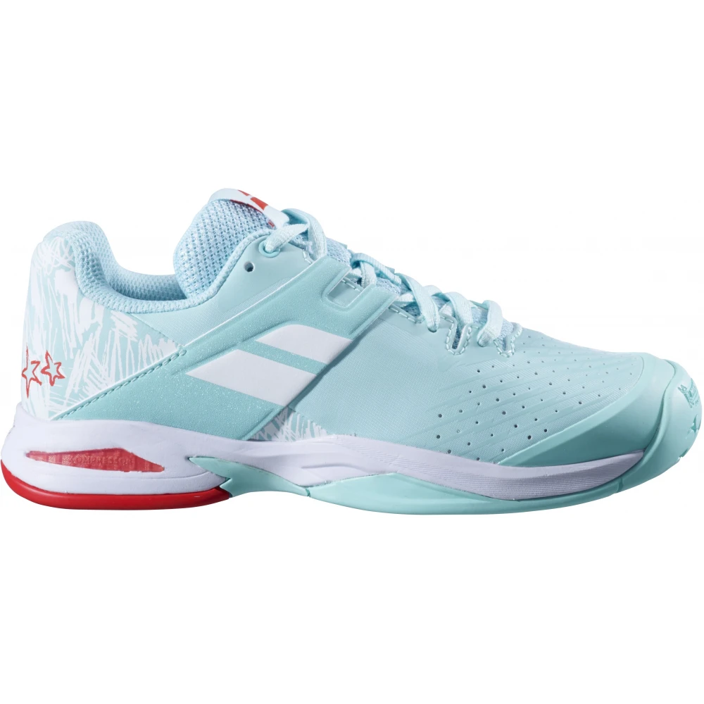 Babolat Junior Girls Propulse All Court Tennis Shoe (Yucca/White)