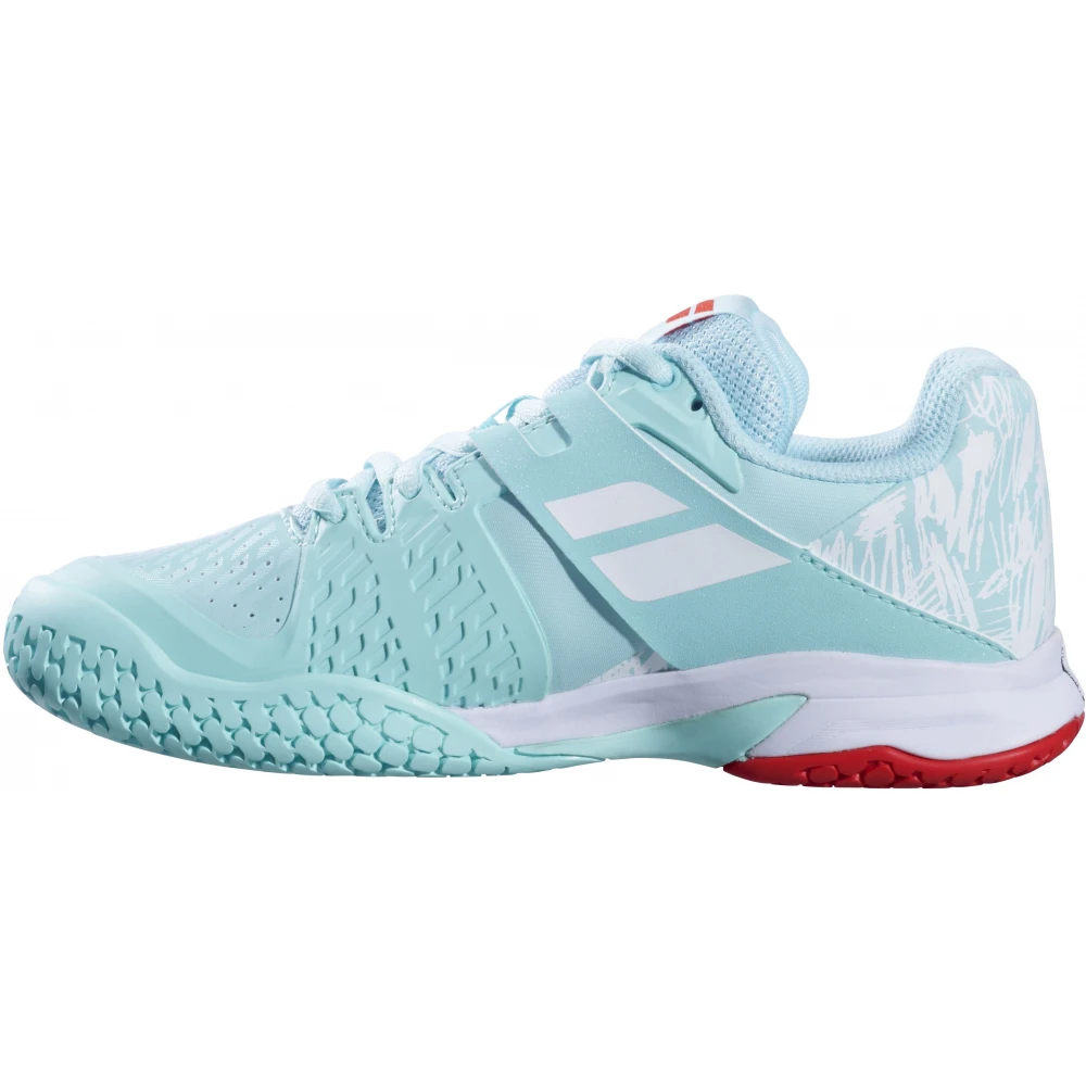 Babolat Junior Girls Propulse All Court Tennis Shoe (Yucca/White) - Image 2