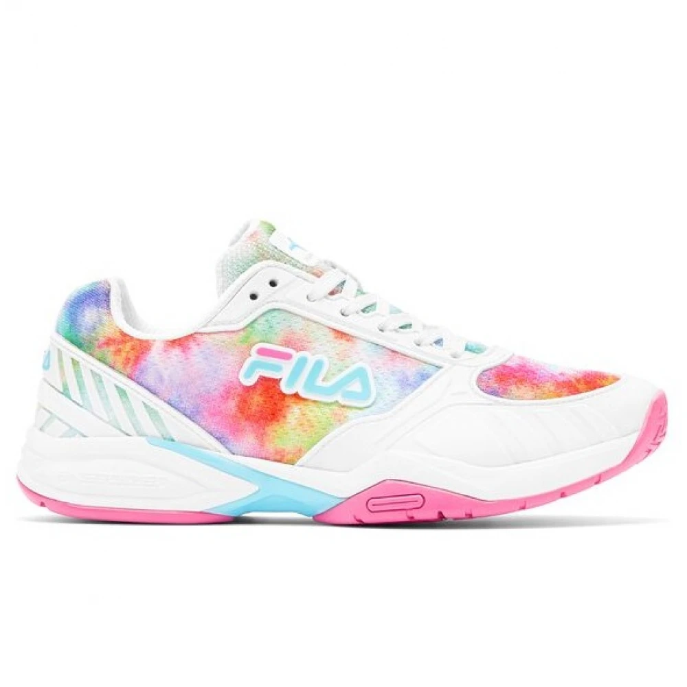 Fila Women’s Volley Zone Pickleball Shoes (Multi Colored/White/White)