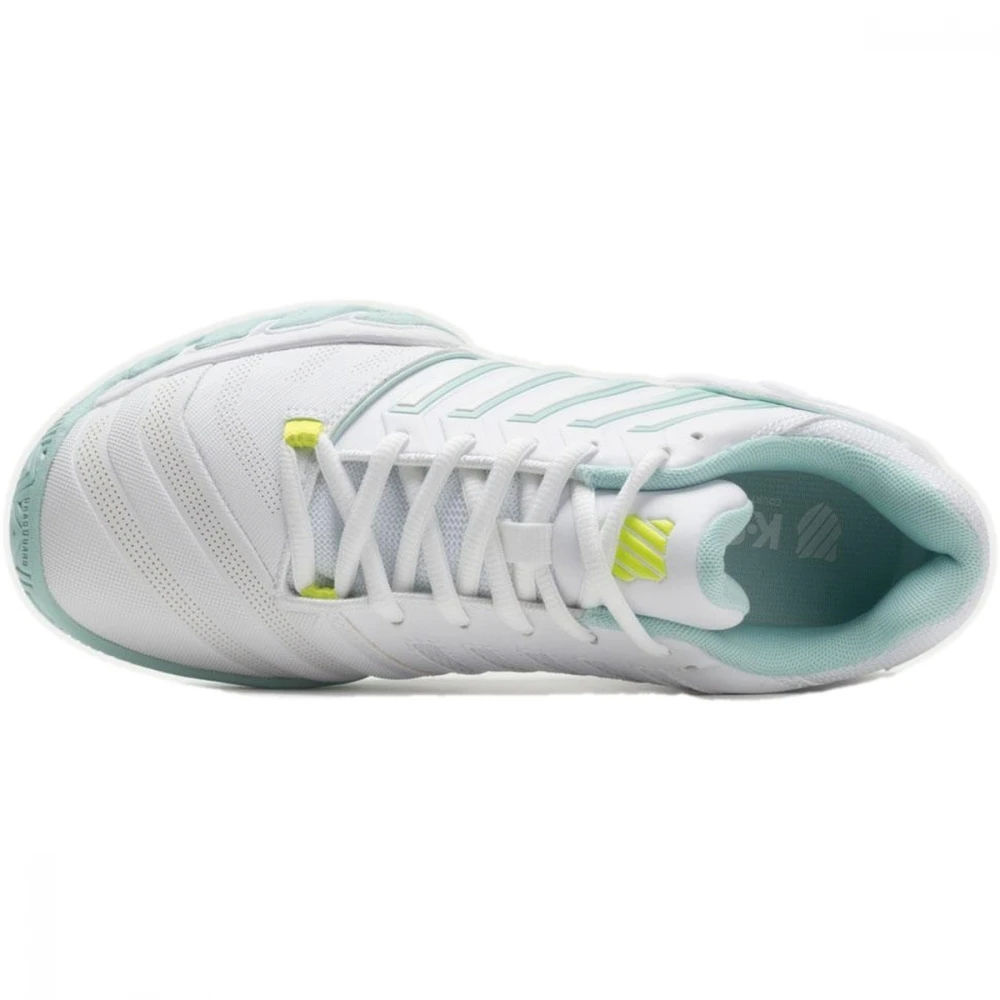 K-Swiss Women’s Bigshot Light 4 Tennis Shoes (White/Icy Morn/Love Bird) - Image 3