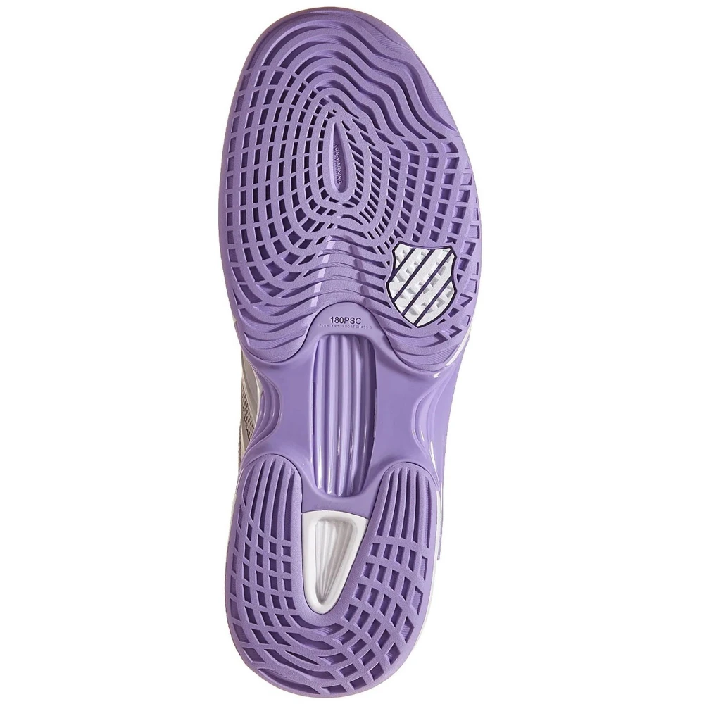 K-Swiss Women’s SpeedTrac Tennis Shoes (Raindrops/White/Purple Rose) - Image 3