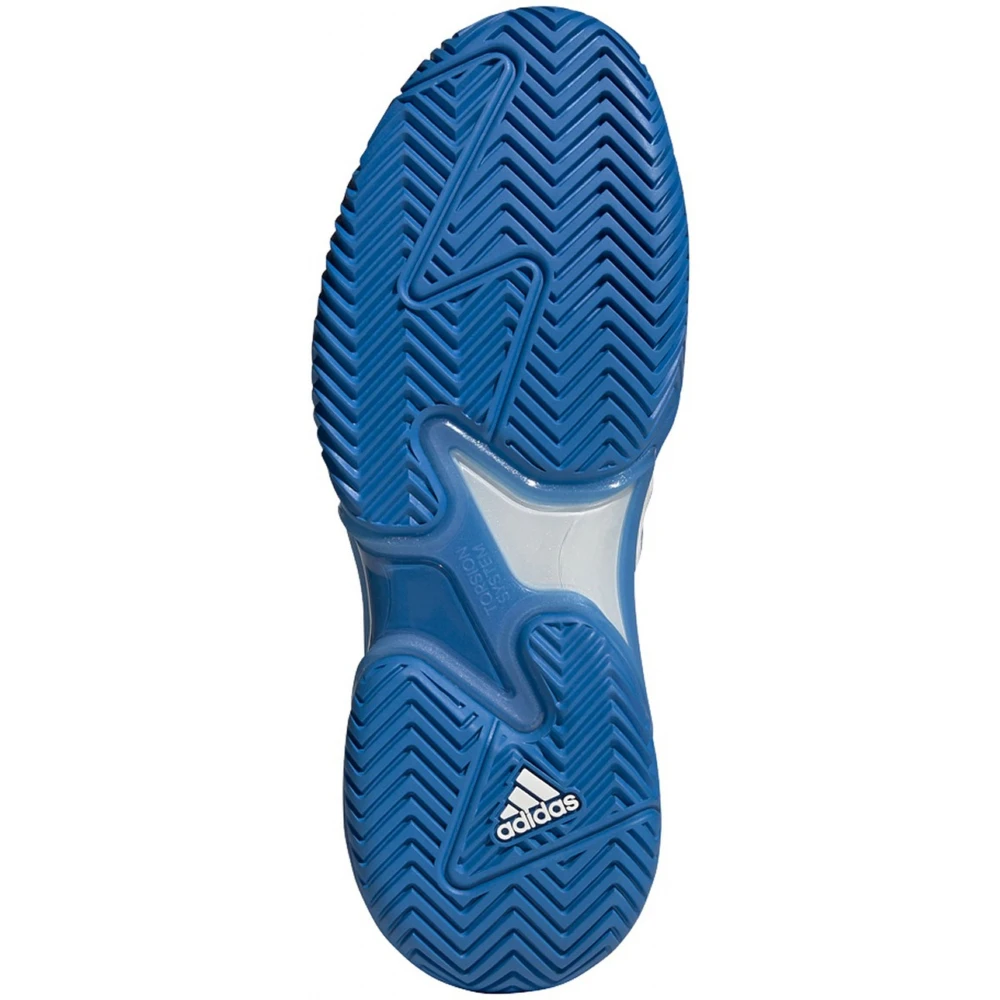 Adidas Men’s Barricade Tennis Shoes (Blue Rush/Cloud White) - Image 3
