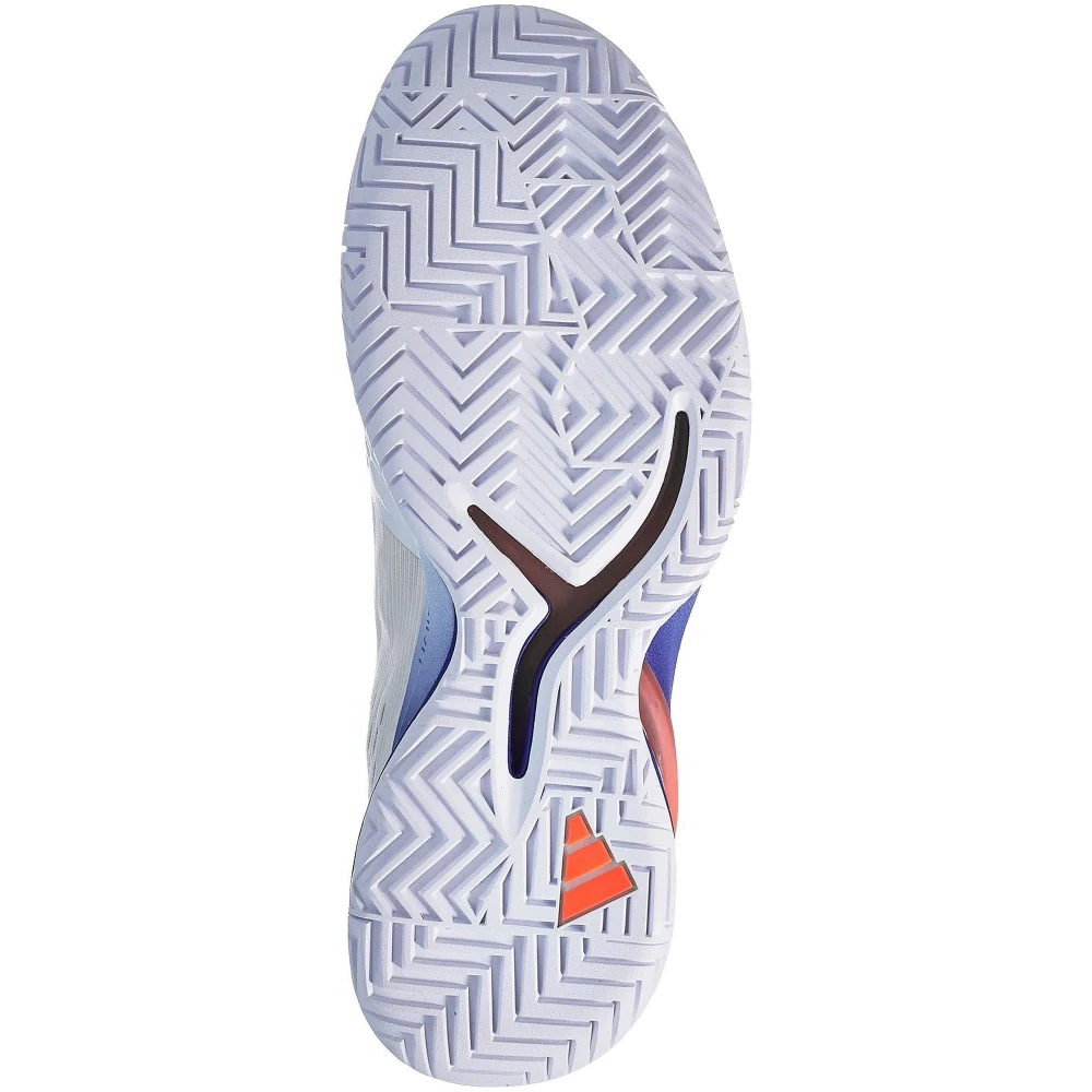 Adidas Men’s Adizero Cybersonic Tennis Shoes (Cloud White/Core Black/Solar Red) - Image 3