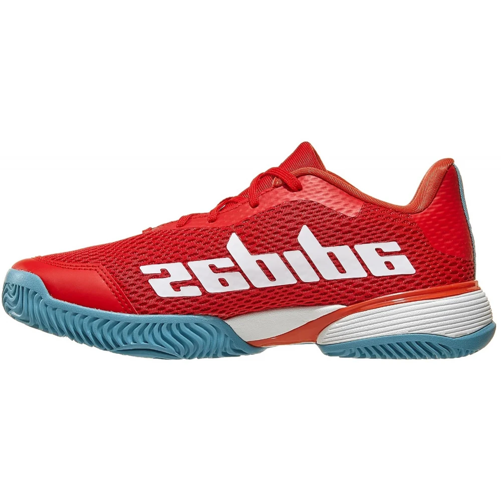 Adidas Juniors Barricade Tennis Shoes (Better Scarlet/Cloud White/Preloved Red) - Image 2
