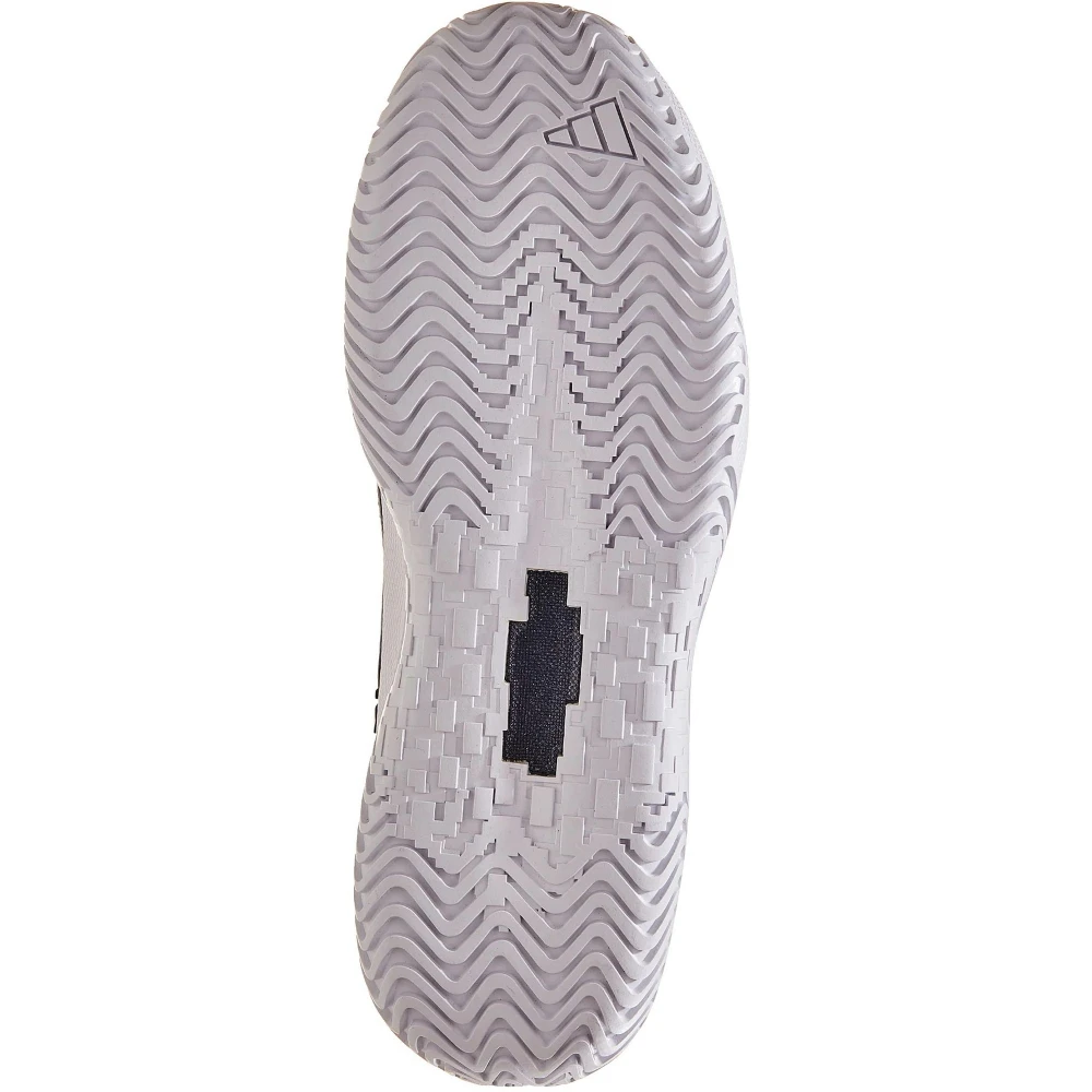 Adidas Men’s SoleMatch Control Tennis Shoes (Team Navy Blue/Matte Silver/Cloud White) - Image 3