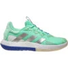 Adidas Women’s SoleMatch Control Tennis Shoes (Pulse Mint/Silver Metallic/Lucid Blue)