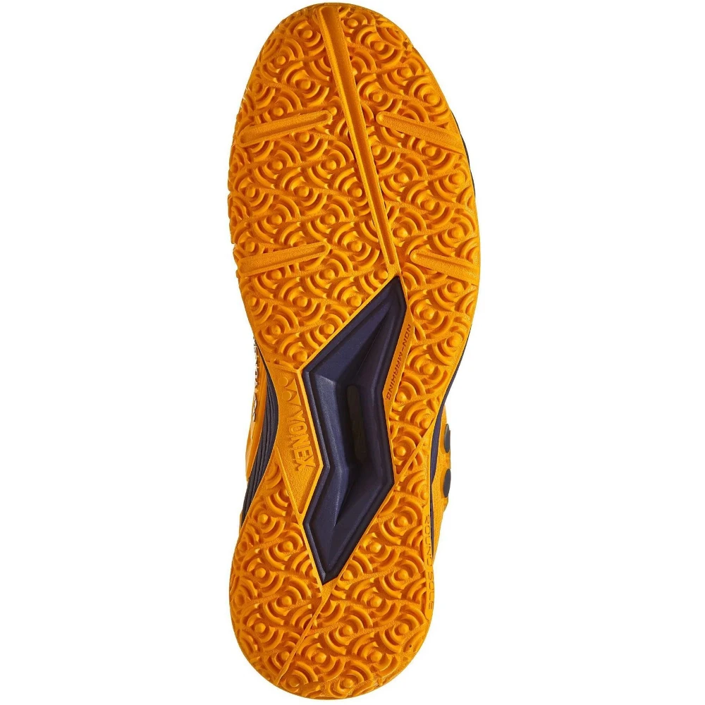 Yonex Men’s Power Cushion Eclipsion 4 Tennis Shoes (Mandarin Orange) - Image 3