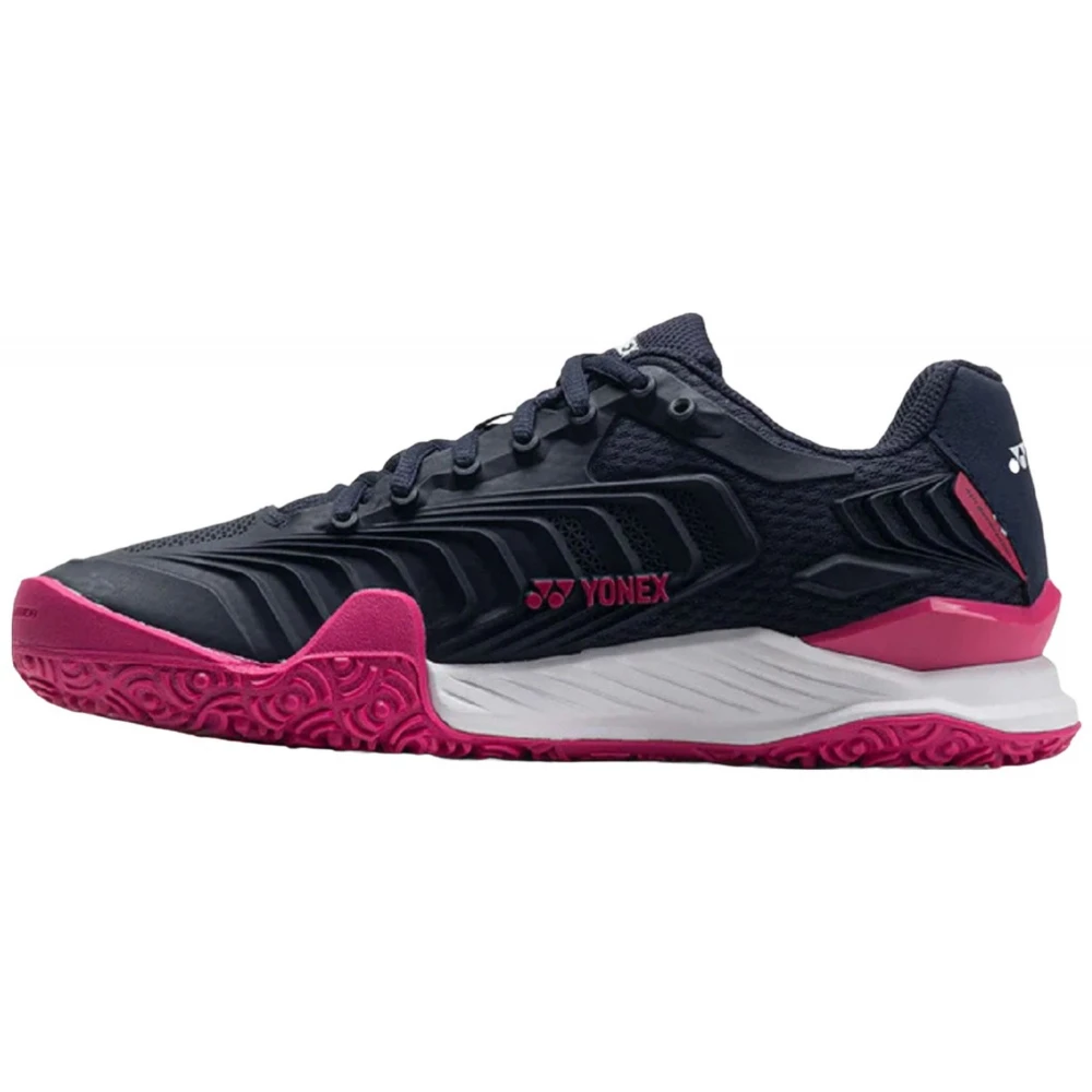 Yonex Women’s Power Cushion Eclipsion 4 Clay Court Tennis Shoes (Navy/Pink) - Image 2