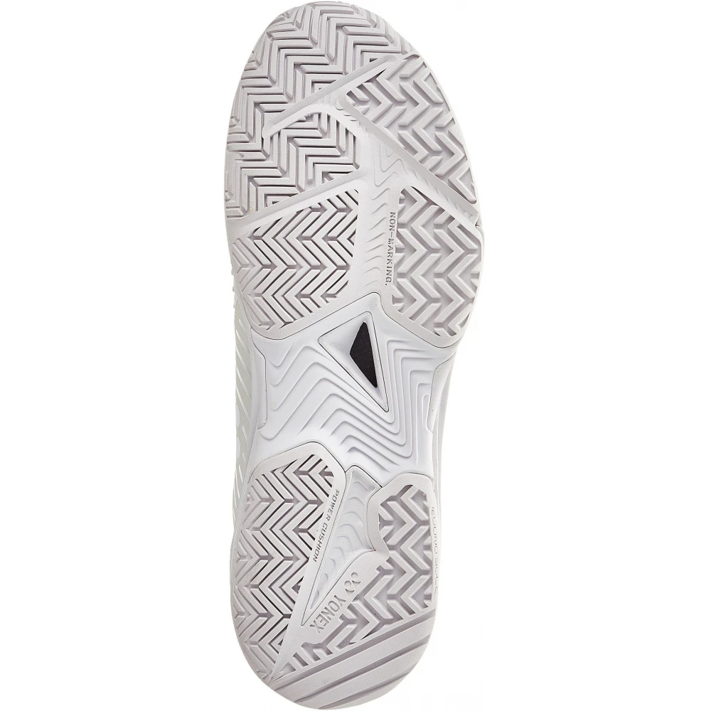 Yonex Women’s Power Cushion Sonicage 3 Tennis Shoes (White/Silver) - Image 3