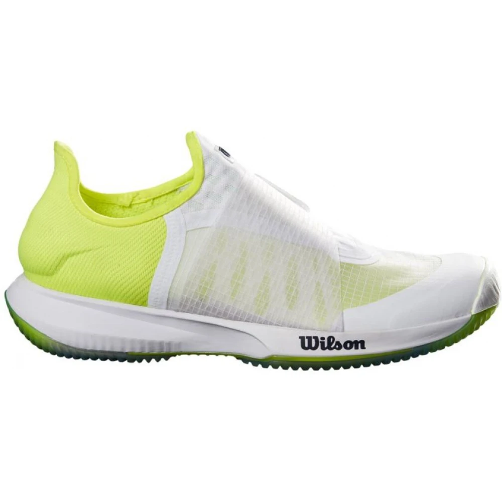 Wilson Men’s Kaos Mirage Tennis Shoes (White/Safety Yellow/Soothing Sea)