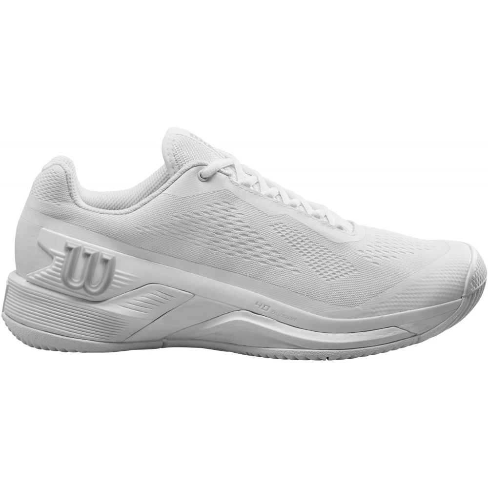Wilson Men’s Rush Pro 4.0 Tennis Shoes (White)