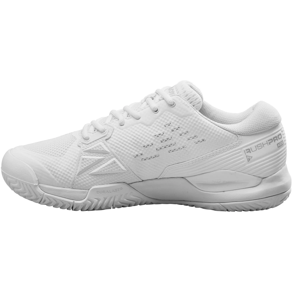 Wilson Men’s Rush Pro ACE Tennis Shoes (White) - Image 2