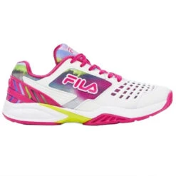 Fila Women’s Axilus 2 Energized Tennis Shoes (White/Pink Peacock/Evening Primrose)